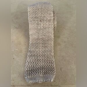 SUITSUPPLY Light Brown Silk Knit Slim Tie